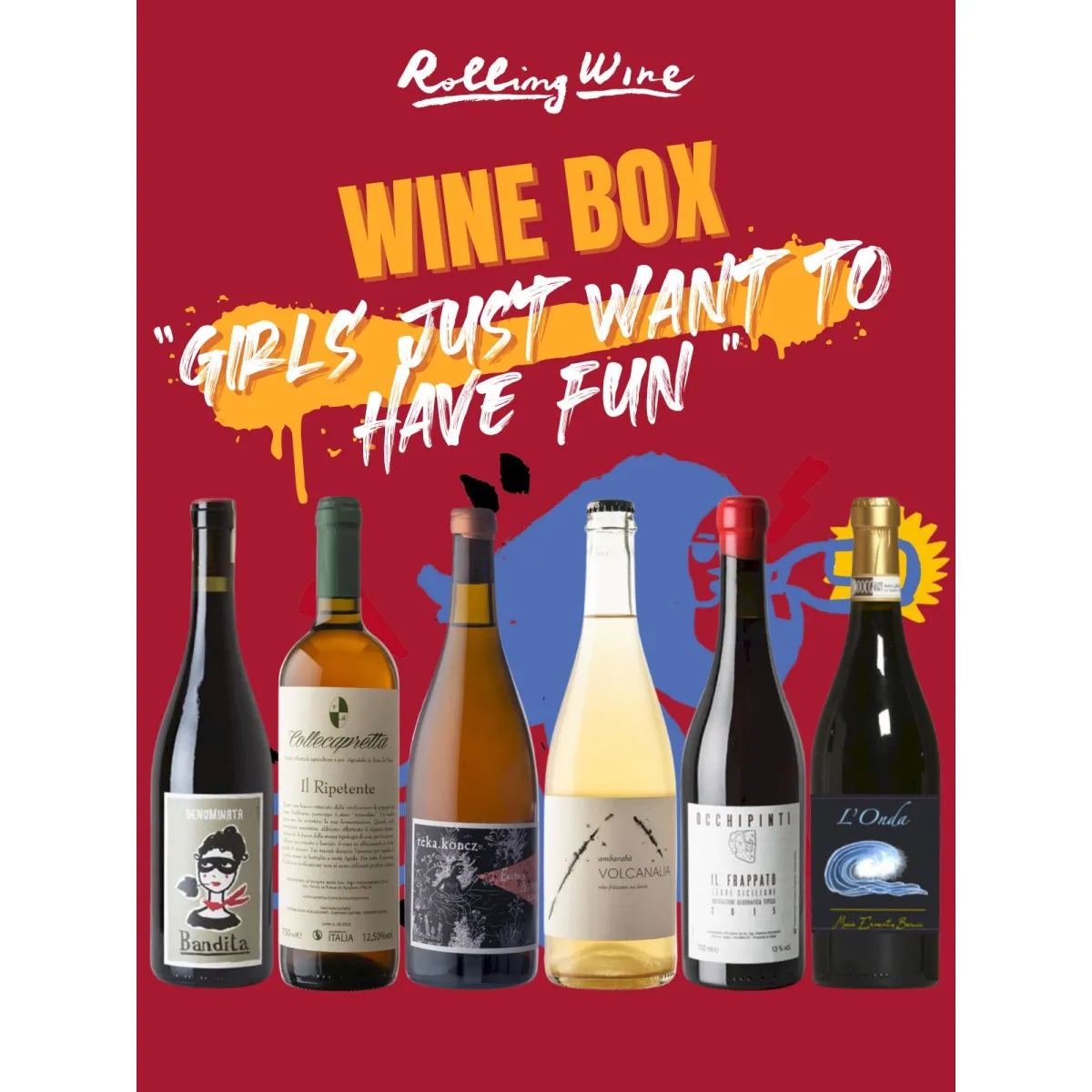 Wine Box "Girls Just Want To Have Fun"