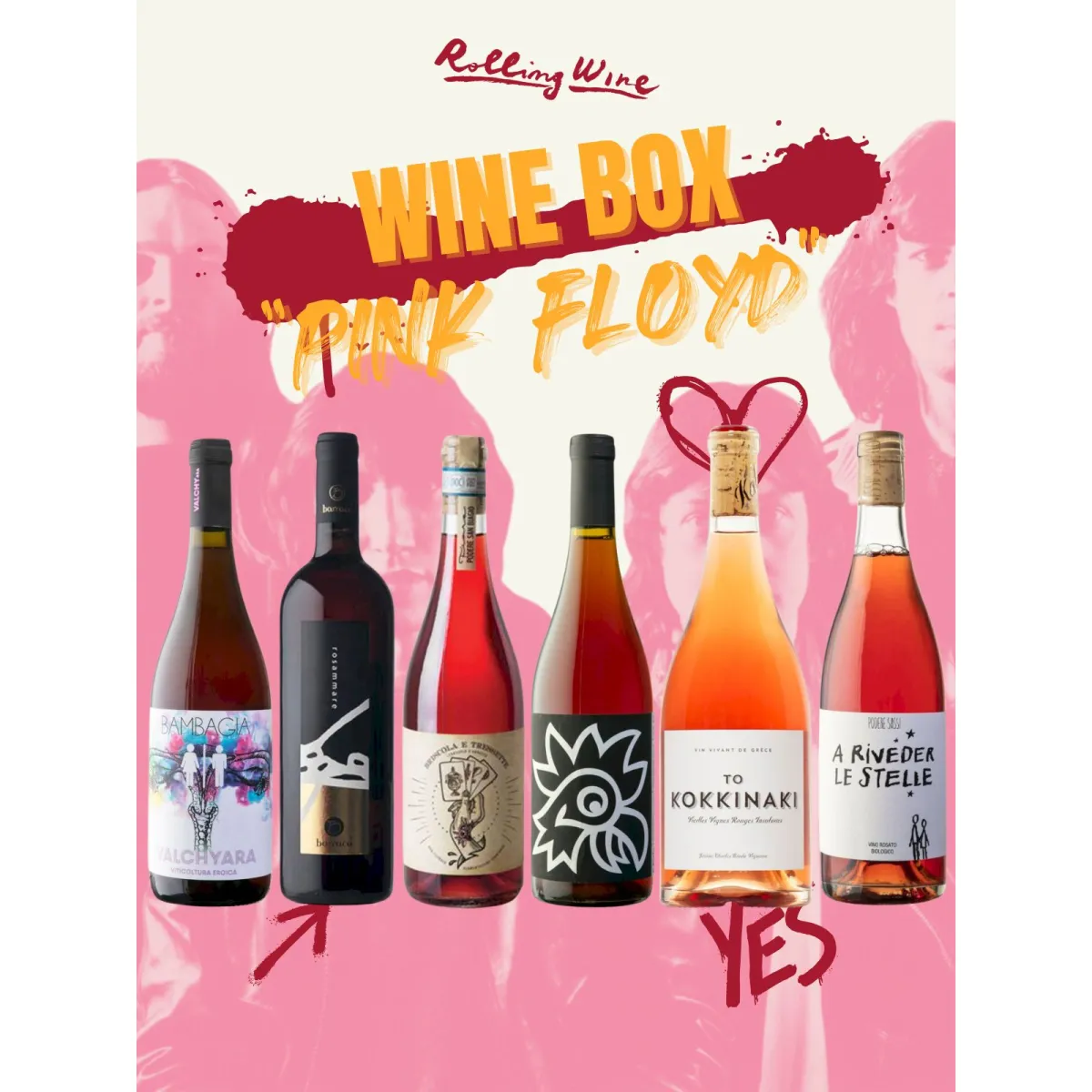 Wine Box "Pink Floyd"