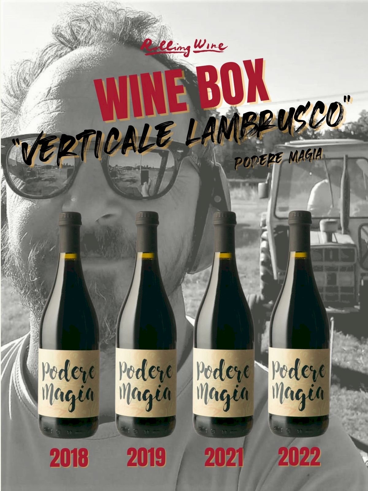 Verticale Lambrusco Podere Magia